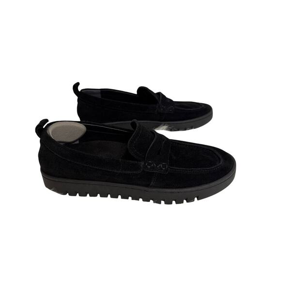 Vionic Black Suede Cushion Heel Slip On Business Casual Shoes Loafers 8.5 - Picture 4 of 9
